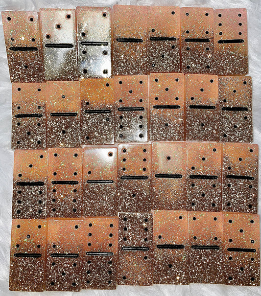 Resin Rhinestone Dominoes